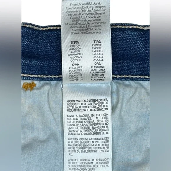 MOTHER The Hustler Ankle Fray Jeans in Big Sky Size 28 - Picture 13 of 15